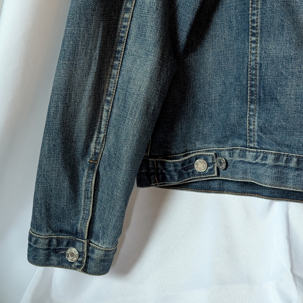 GAP ICON Denim Jean Jacket - Saddle Blue 🧥 - Picture 11 of 13